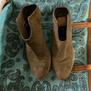 Dolce Vita slip on suede ankle boot